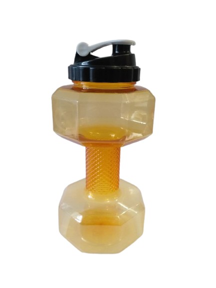 

Бутылка для воды спортивная BIG DUMBBELL 2200мл Желтая