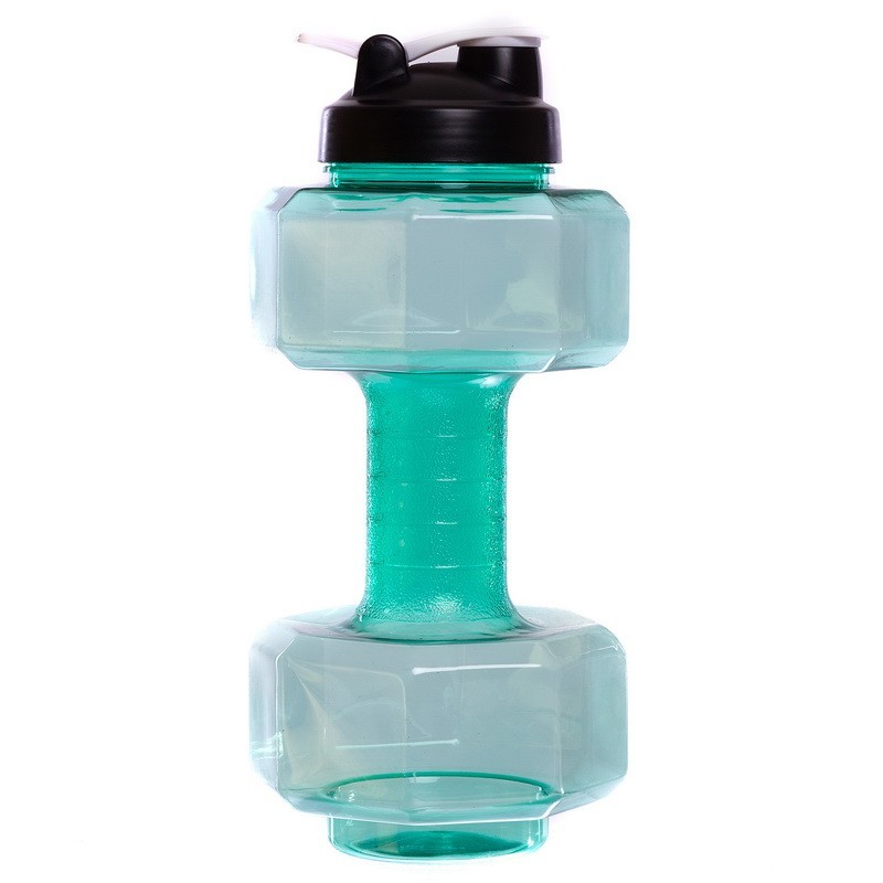 

Бутылка для воды спортивная BIG DUMBBELL 2200мл Бирюзовая