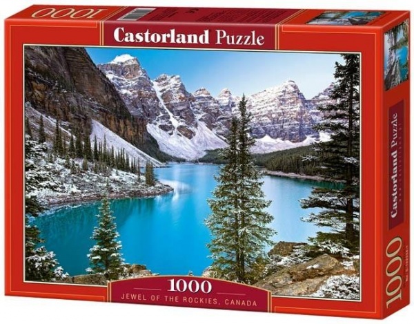 

Пазлы Голубое озеро Jewel of the rockies Canada 1000 эл Castorland (C-102372) (25280)