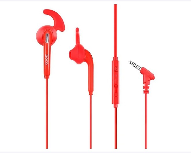 

Наушники стерео Hoco M6 Red с микрофоном и кнопкой + volume control