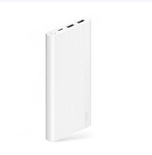 

Внешний аккумулятор ZMi Power Bank 10000 mAh 18W Dual Port USB-A/Type-C QC 3.0, PD 2.0 White