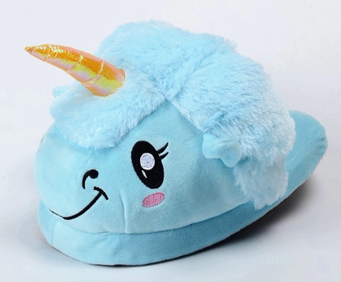 

Домашние тапочки игрушки ЕДИНОРОГ голубые без задника Размер 39 Kronos Top тапки для кигуруми 7008