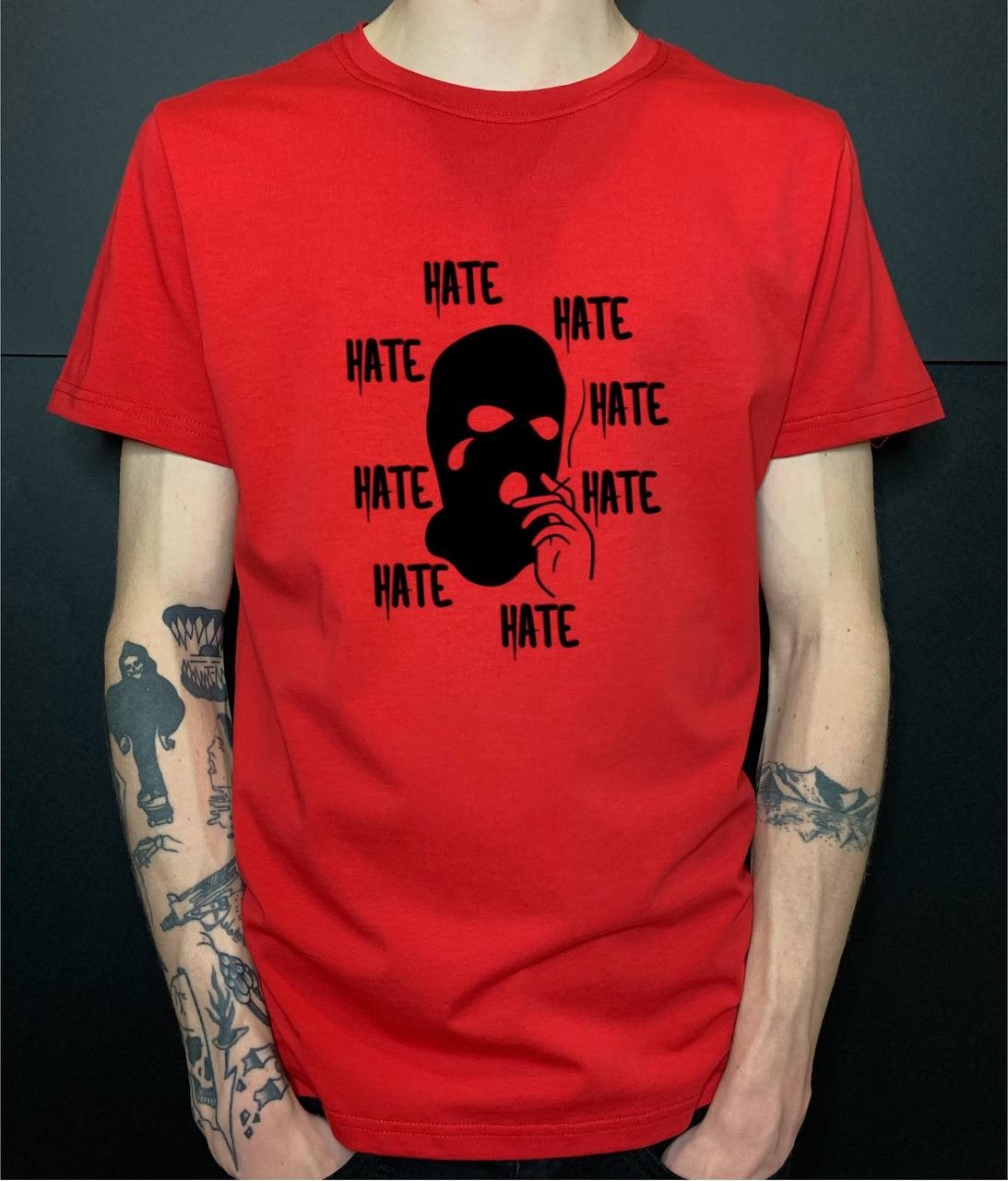 

Футболка Cyeta "hate" Красная S