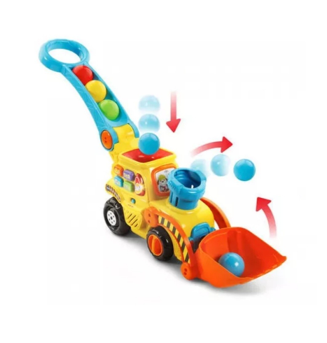 Vtech push hot sale n pop bulldozer