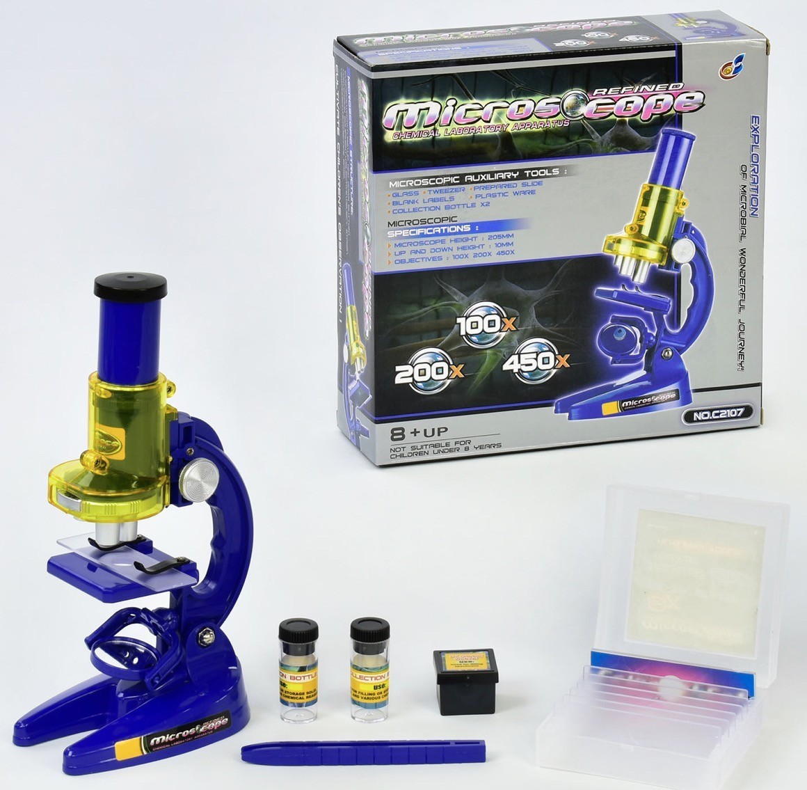 

Микроскоп Star toys 2107 в коробке