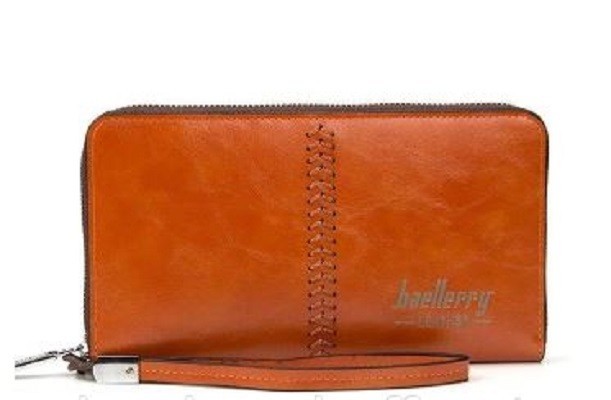 

Кошелек клатч барсетка мужской Baellerry Italia Leather Рыжий