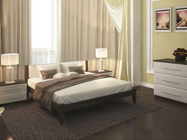 

Кровать ARTmebli Фаворит 120х200 К5 венге