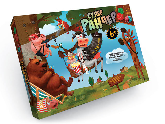 

Настольная игра Супер Ранчер 8343 в коробке