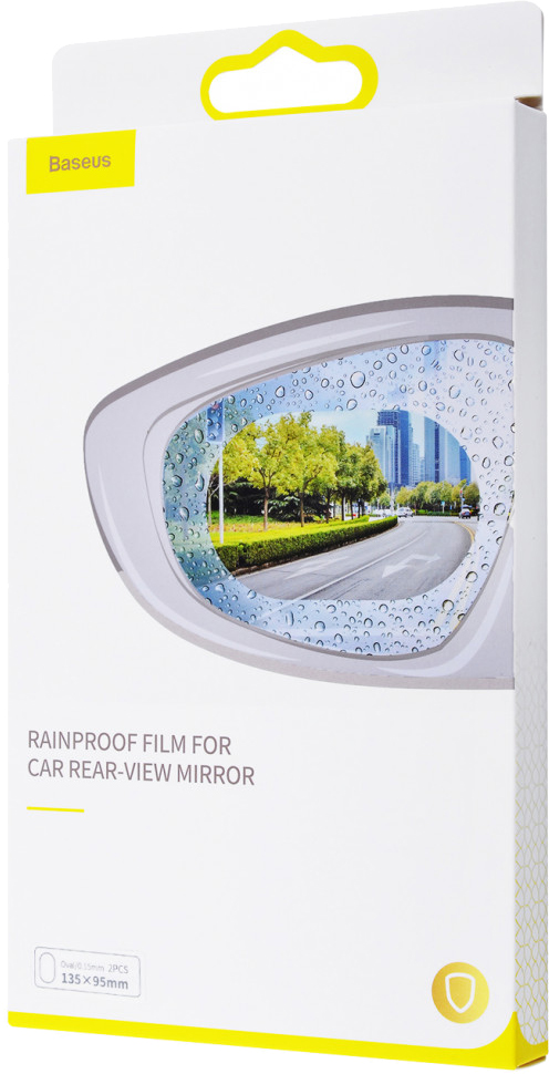 

Водовідштовхувальна плівка Baseus 0.15 мм for Car Rear-View Mirror Oval (135*95 мм) (SGFY-C02)