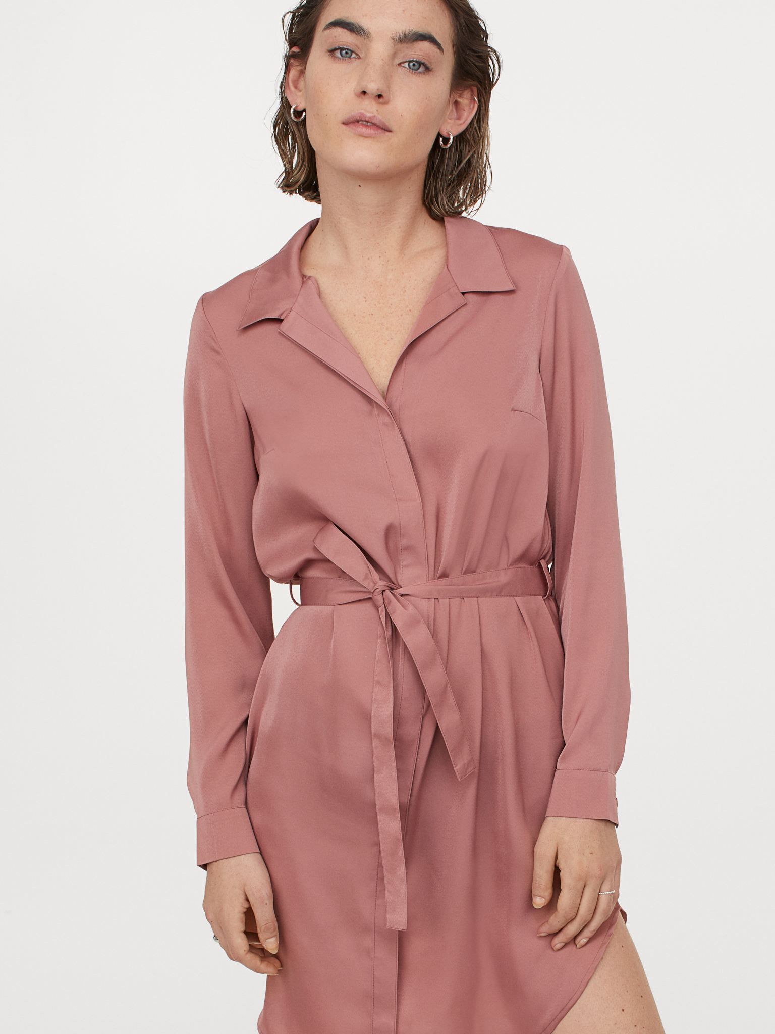 

Платье H&M 0856440002 46 (175/104А) Светло-розовое