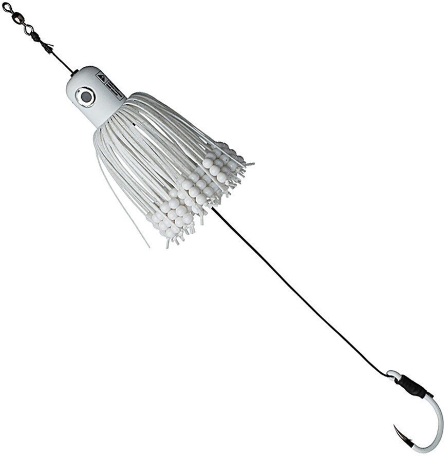 

Приманка на сома DAM Madcat A-Static Adjustable Clonk Teaser (Медуза) 150 г крючок № 10/0 (white) (60944)