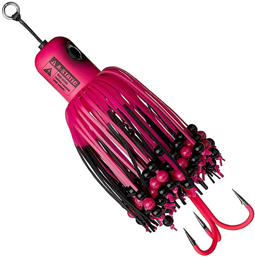 

Приманка на сома DAM Madcat A-Static Clonk Teaser (Медуза) 100 г тройник № 2/0 (fluo pink uv) (66339)