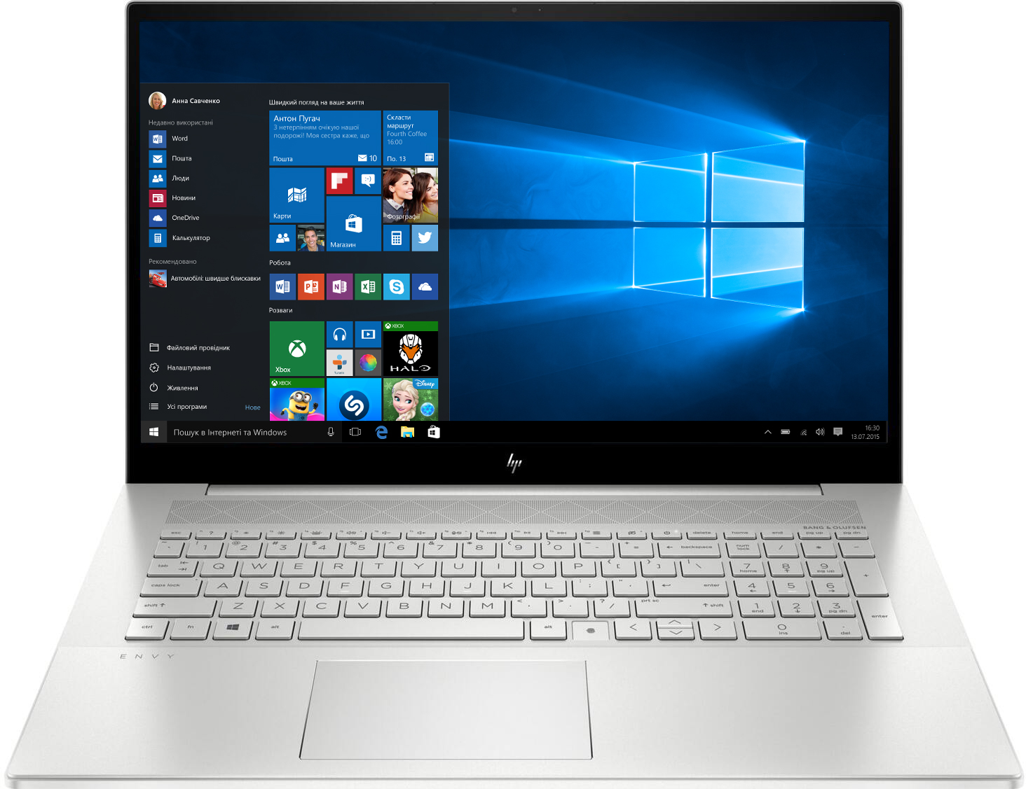 

Ноутбук HP Envy 17-ch0001ua (422N6EA) Silver