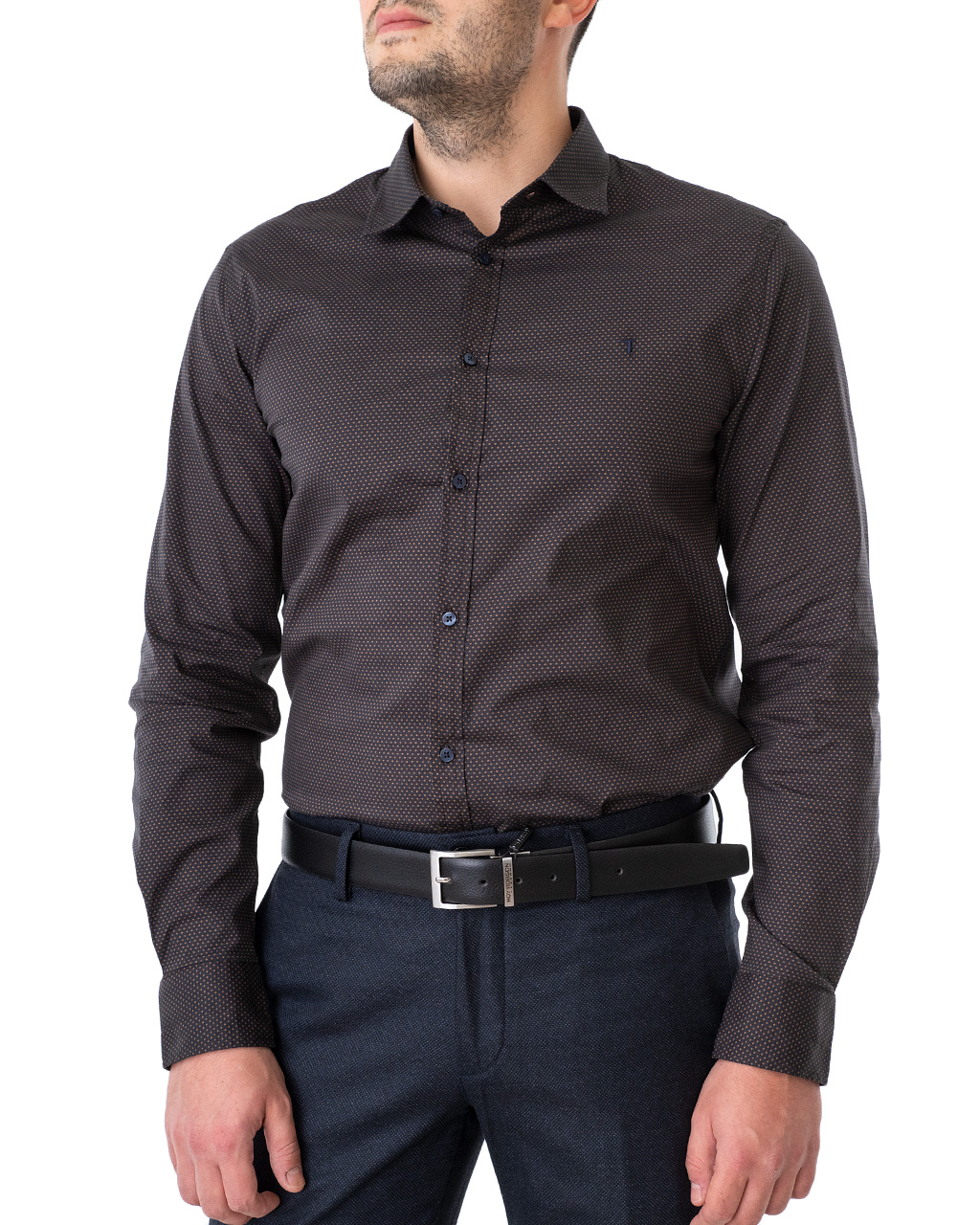 

Сорочка чоловіча TRUSSARDI JEANS (52C00161-1T004322-U281/20-21) Коричневий, Сорочка чоловіча TRUSSARDI JEANS (52C00161-1T004322-U281/20-21) Коричневий 40