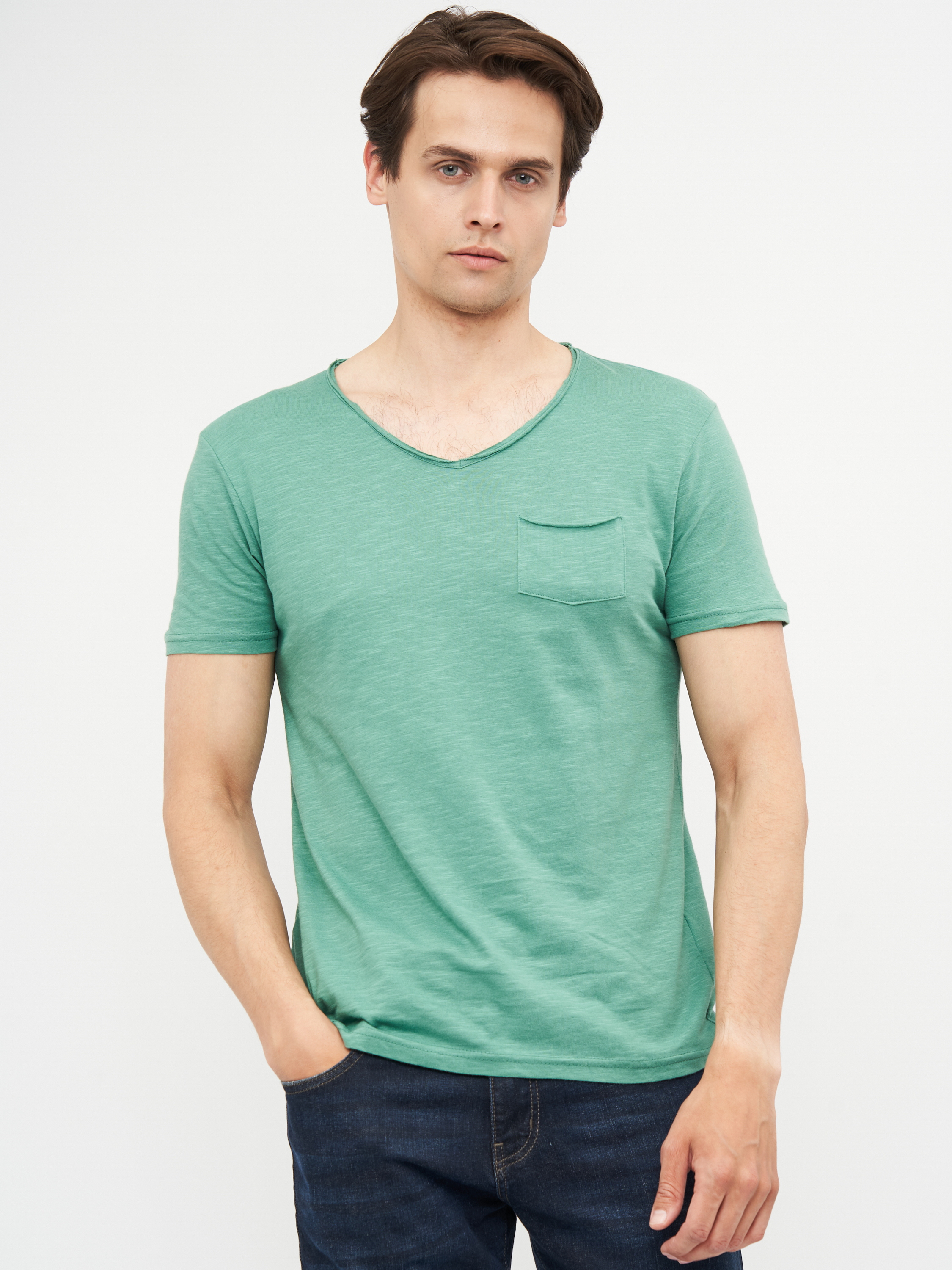 

Футболка Koton 6YAM12058LK-800 S Green