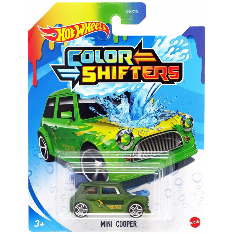 

Машинка Hot Wheels що змінює колір Mini Cooper BBR15 / GVL70