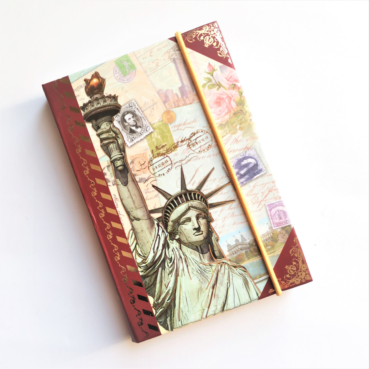 

Винтажный блокнот Vintage notebook "Статуя Свободы"
