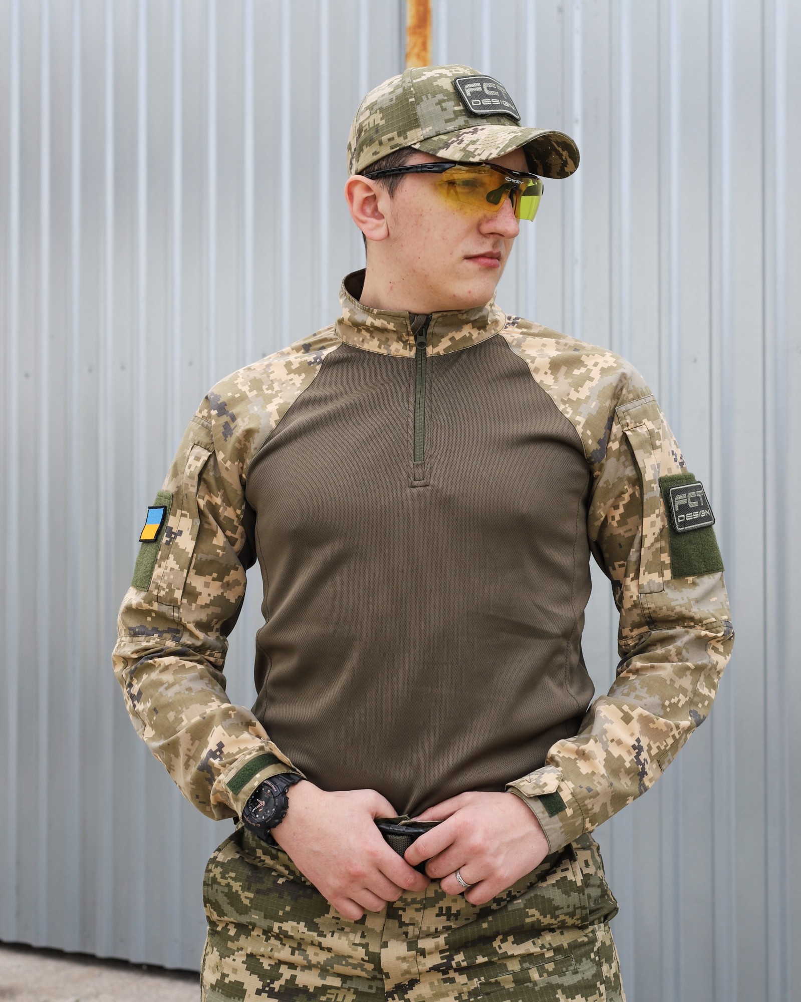 

Рубашка тактическая UBACS FCTdesign кулпасс 50 Пиксель зсу