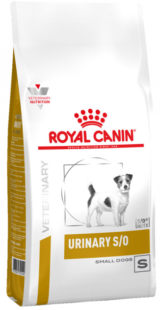 

Лечебный сухой корм для собак весом до 10 кг Royal Canin URINARY S/O SMALL DOG диета при лечении и профилактике мочекаменной болезни для малых пород (1,5 кг)