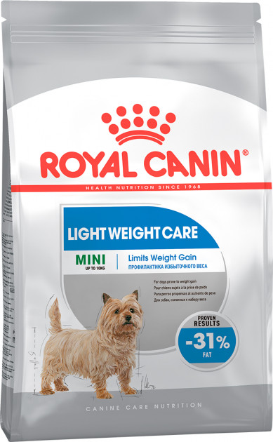 

Сухой корм для собак малых пород Royal Canin MINI LIGHT WEIGHT CARE для собак с избыточным весом и склонных к ожирению (3 кг)