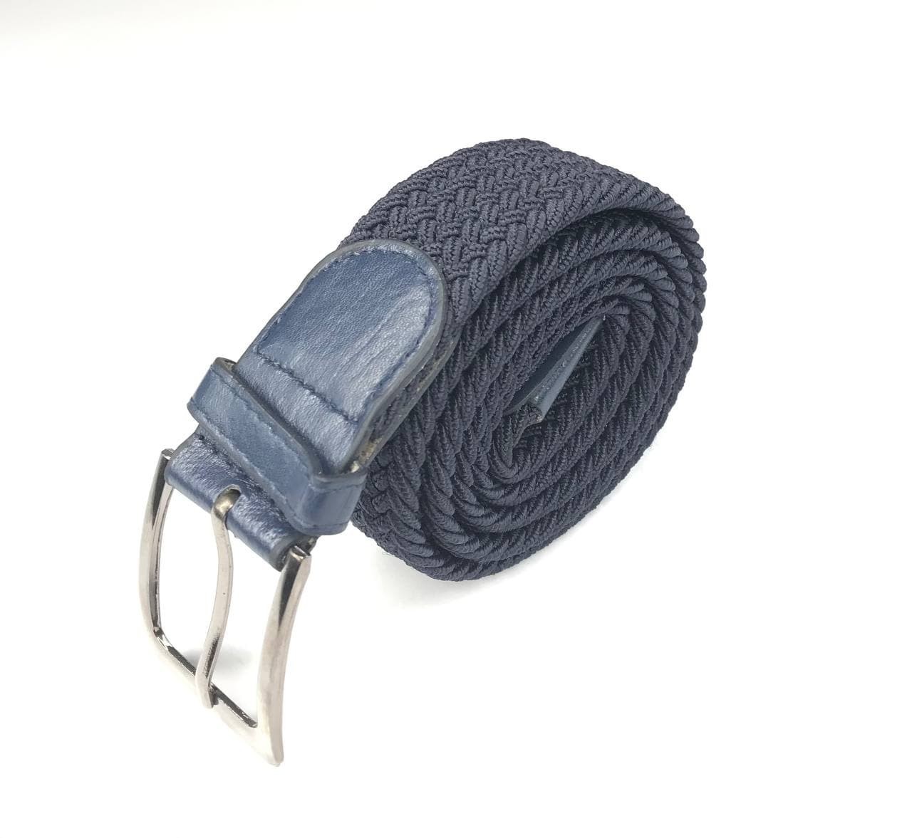 

Универсальный плетенный ремень резинка 35 мм синий RPR35x-9353