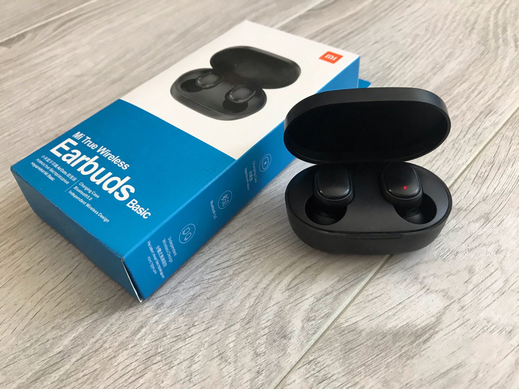

Бездротові безпровідні сенсорні навушники EarBuds Basic, Black