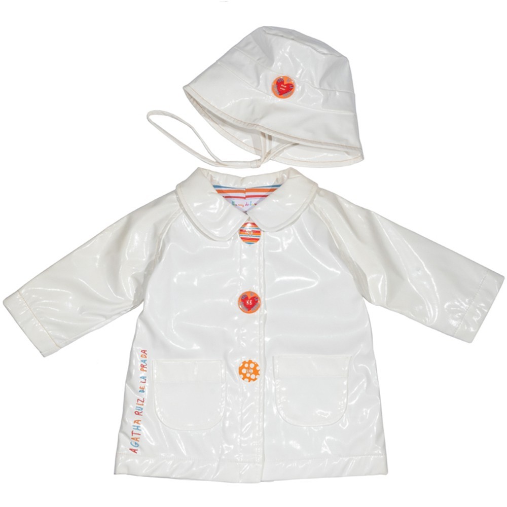 

Костюм : Плащ и панама AGATHA RUIZ DE LA PRADA Agatha (8628) Белый M3-62 см