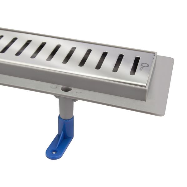 

Трап линейный Qtap Dry FA304-800 с нержавеющей решеткой 800х73