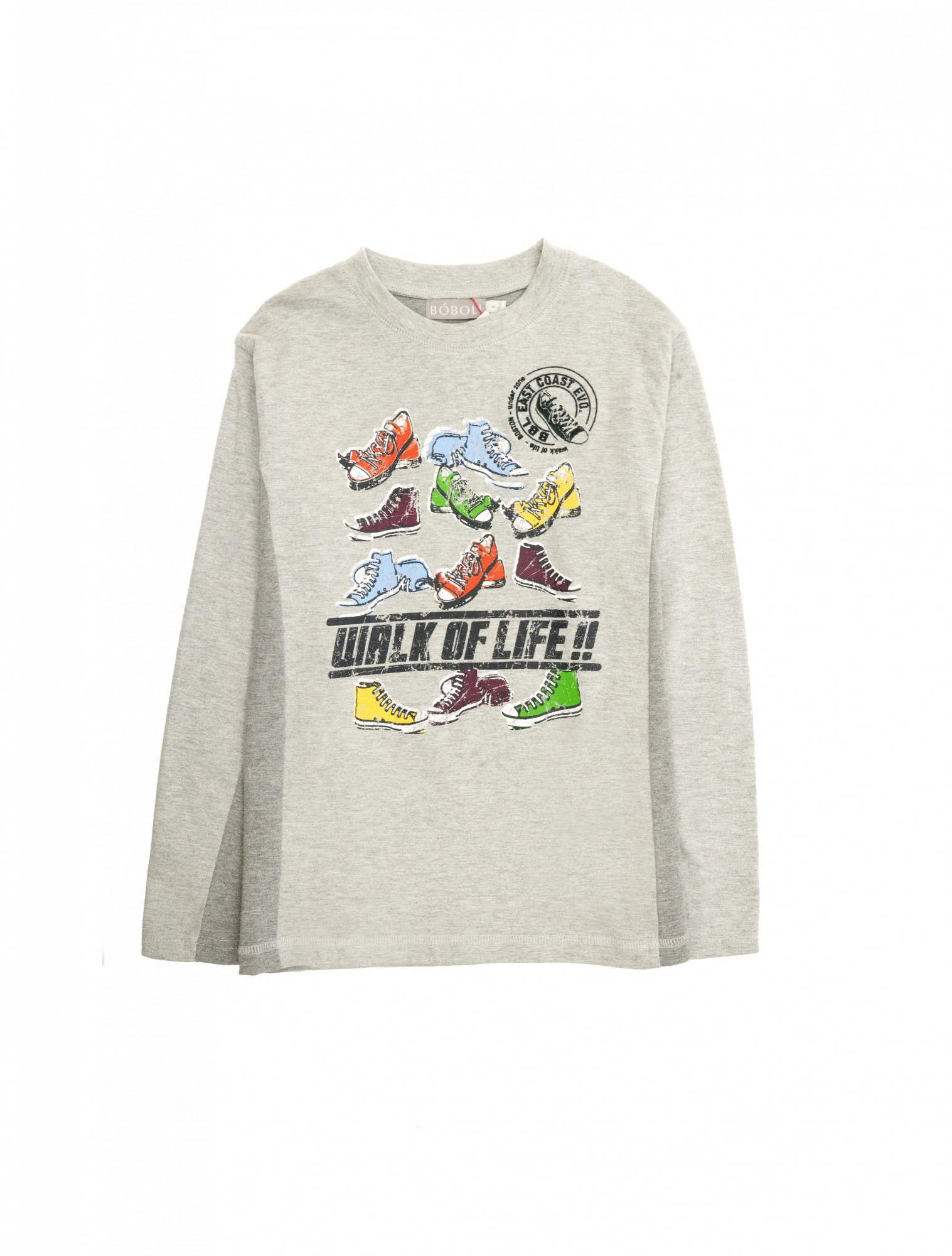 

Футболка с длинным рукавом BOBOLI Kids Серый 8 Years-128 см