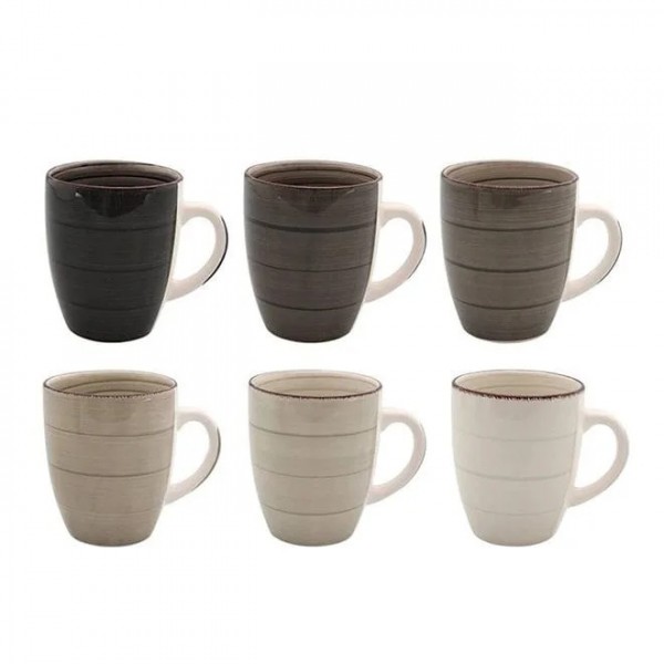 

Набор чашек керамических Flora LOFT микс 0,3 л. 6 шт 45229