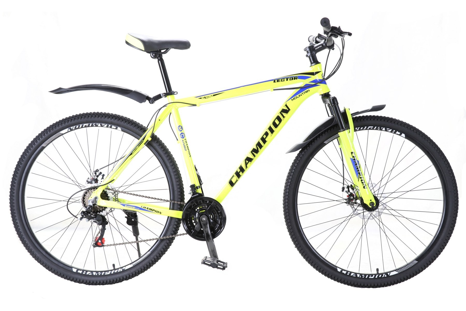

Велосипед 29" Champion Lector рама 21" Неоновый желтый