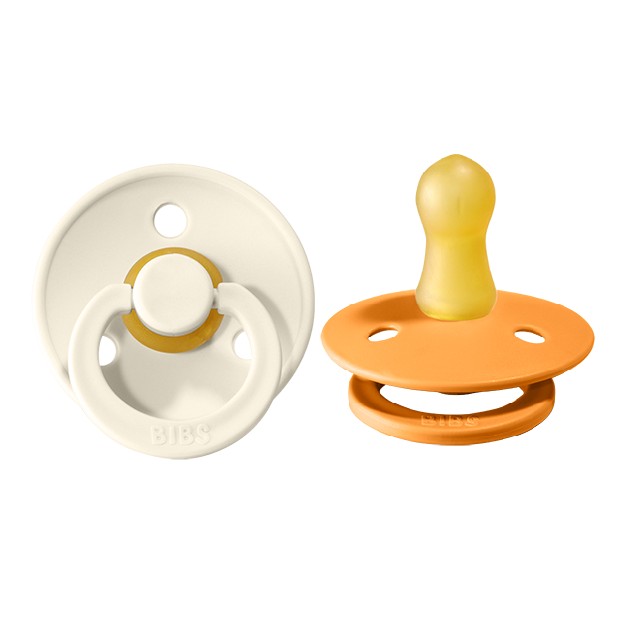 

Пустышка BIBS Apricot+Ivory 0-6 мес. 2 шт.