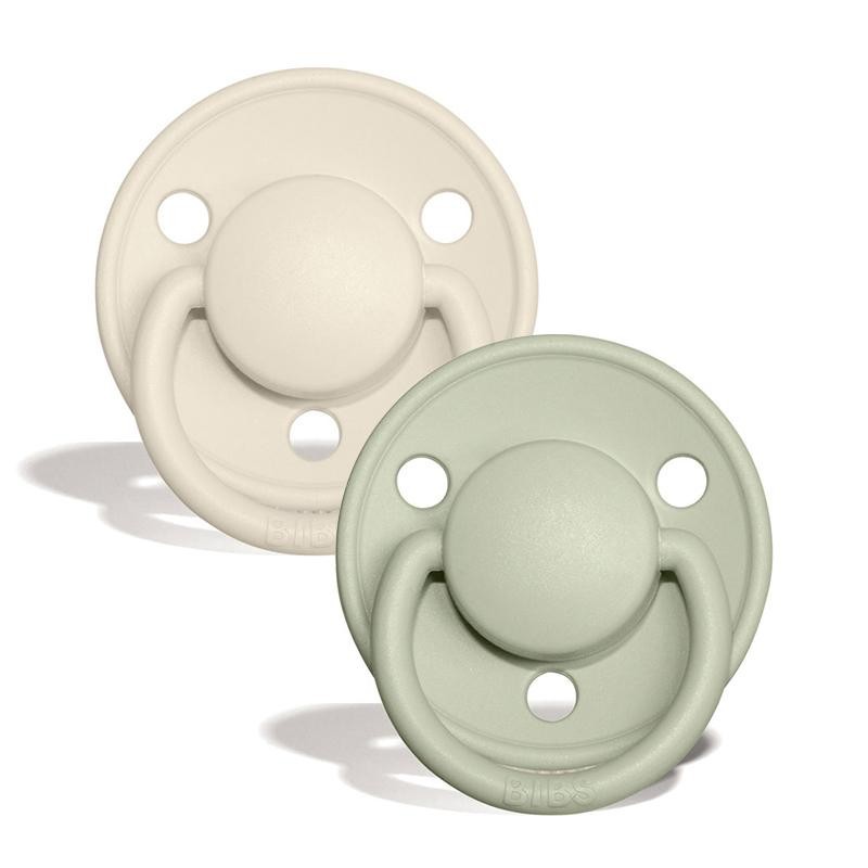 

Пустышка BIBS De Lux Sage+Ivory 0-6 мес. 2 шт.