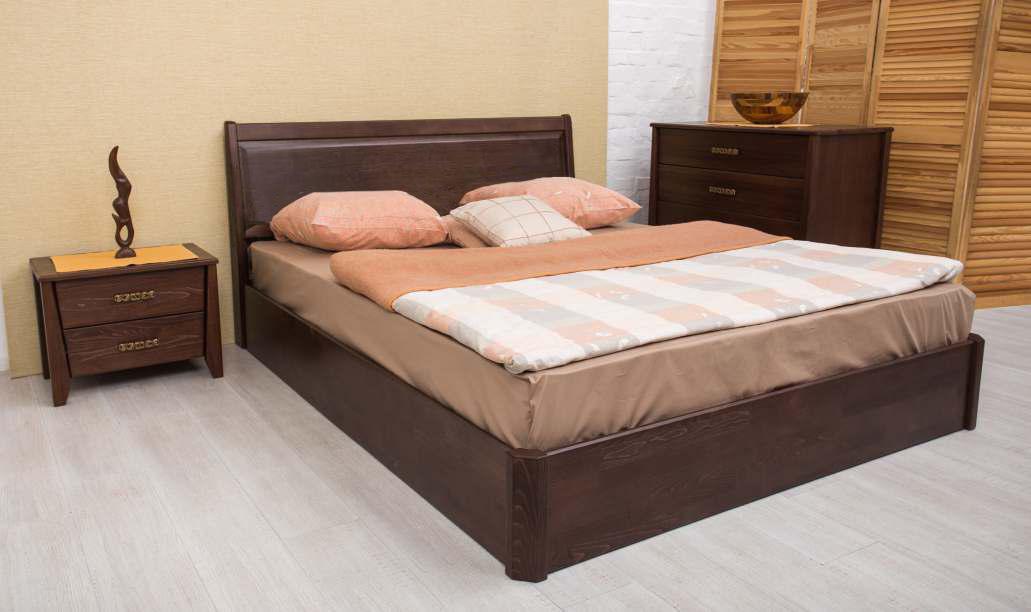 

Кровать Олимп Сити с механизмом с филенкой 160x200 Венге