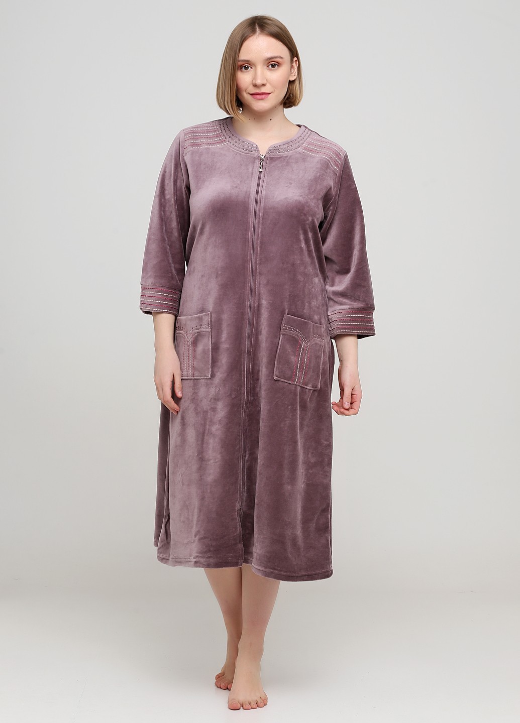 

Халат Wild Love 4XL пудра 21133-23