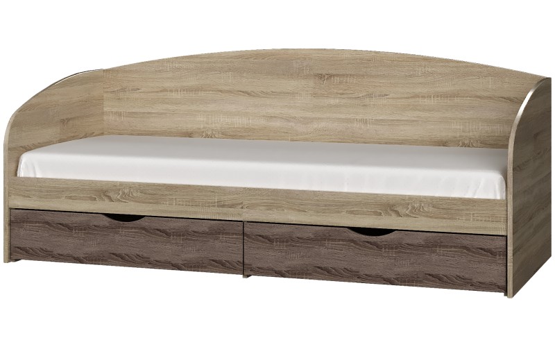 

Кровать Эверест Комфорт 80 х 190 Комби Дуб Сонома + Трюфель