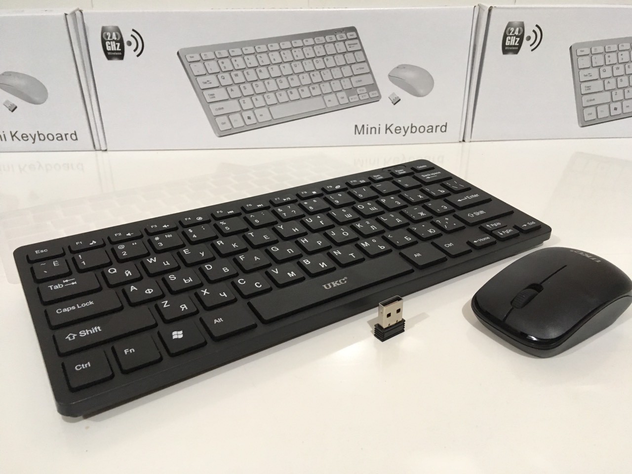 

Беспроводная компьютерная клавиатура и мышка Wireless K-03BT