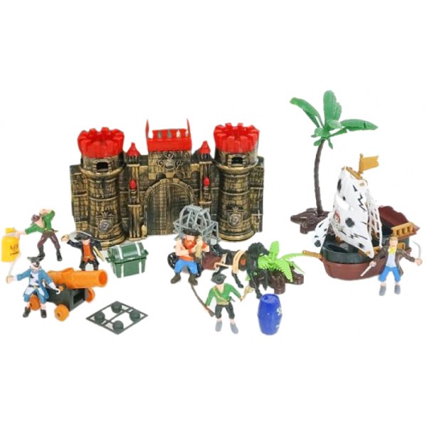 

Детский игровой набор Пиратский Замок Maya Toys Мелкая моторика Эмоциональное развитие 225154433