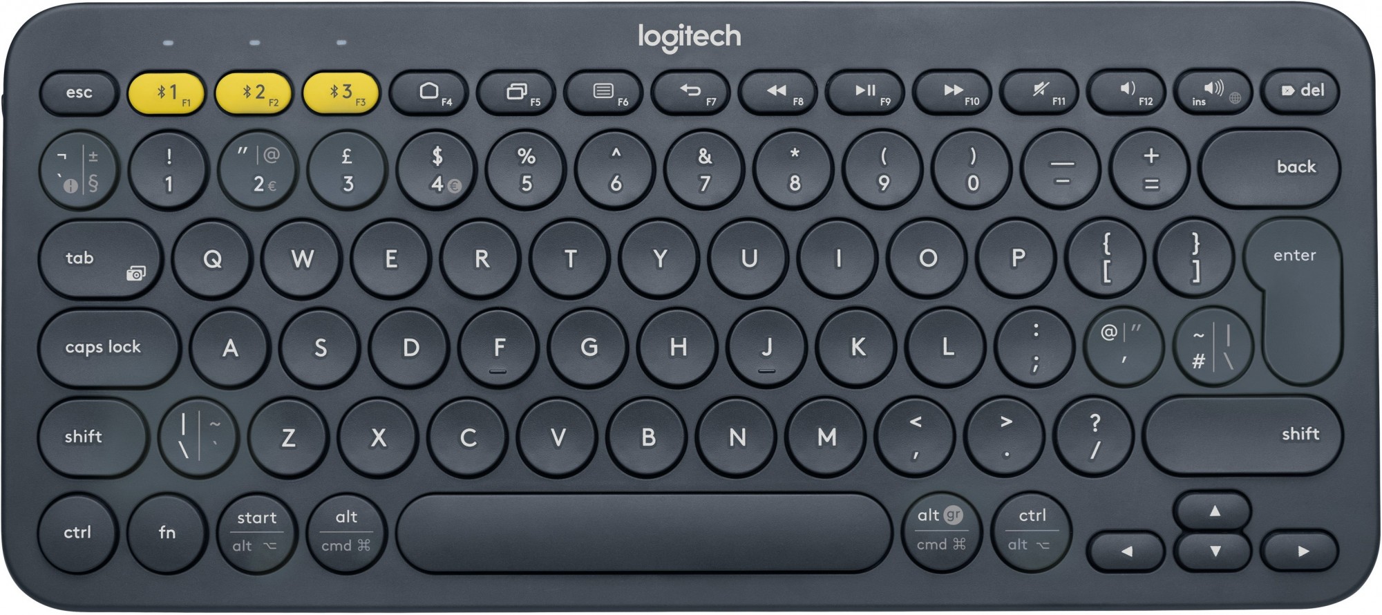 

Клавиатура беспроводная Logitech K380 Graphite (920-007590)