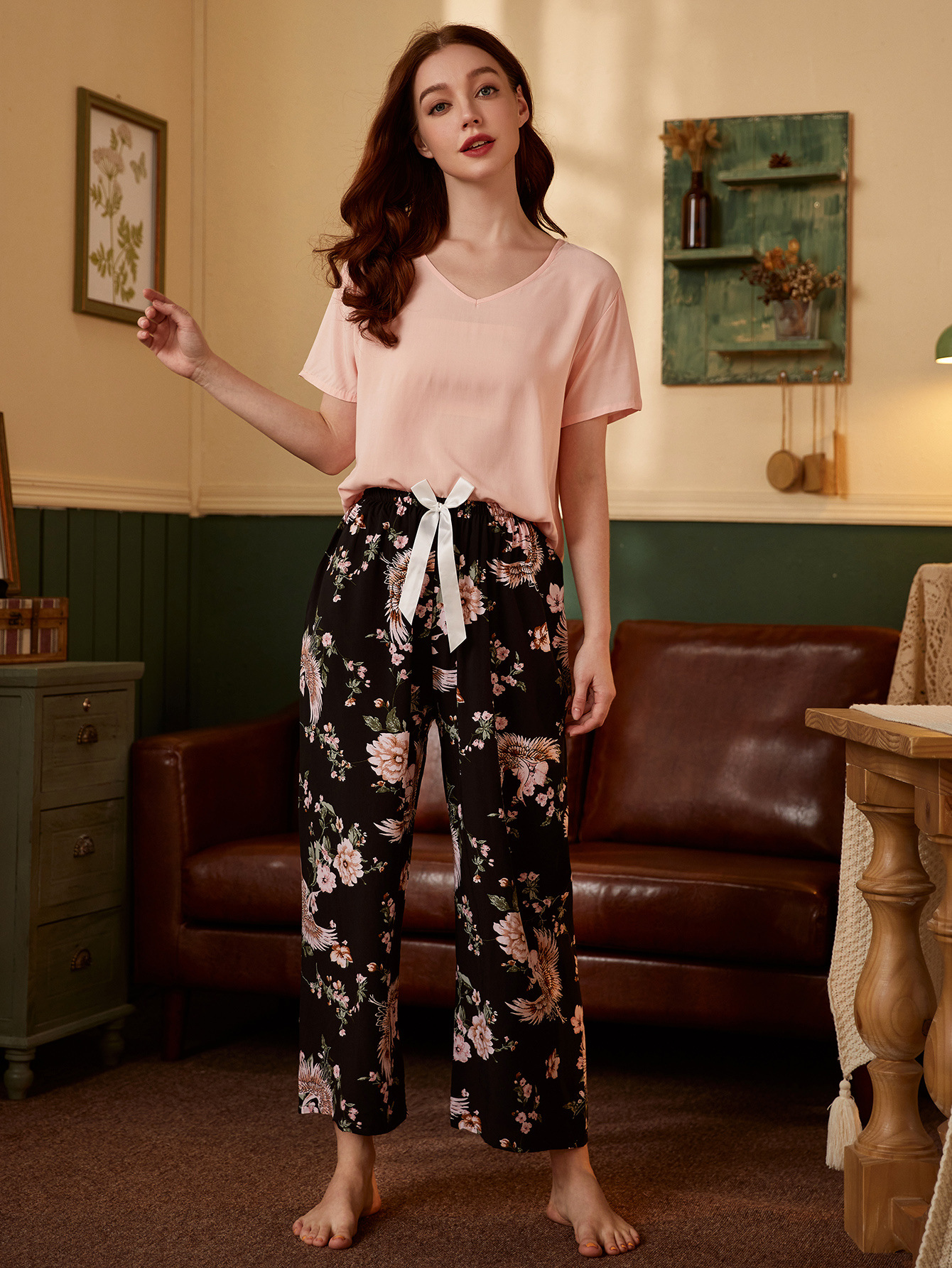 

Комплект женский домашний 2 в 1 Pink stork Berni Fashion (M) Розовый