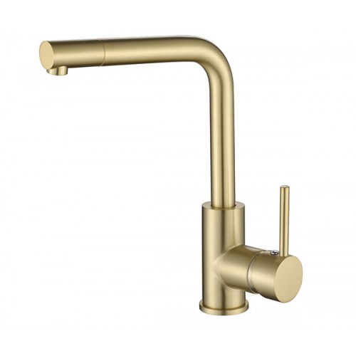 

Смеситель кухонный Aquasanita Forte 5553G-PVD Gold, золото