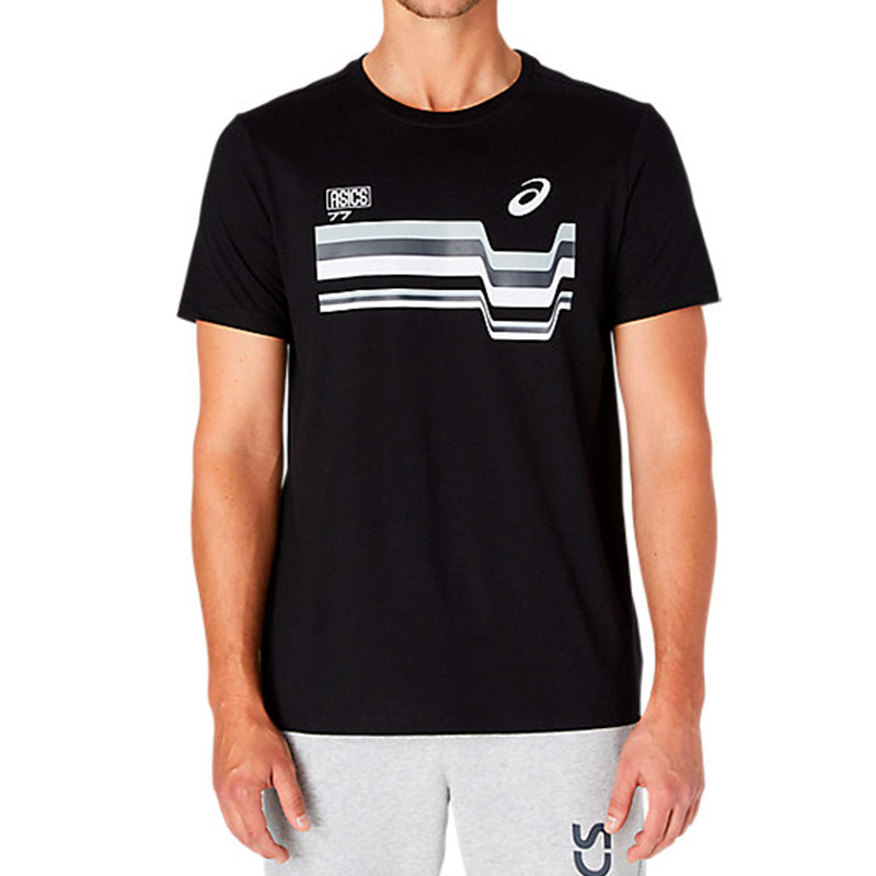 

Футболка мужская Asics 77 Tee черная 2031C162-001, Футболка мужская Asics 77 Tee черная 2031C162-001 (XL)