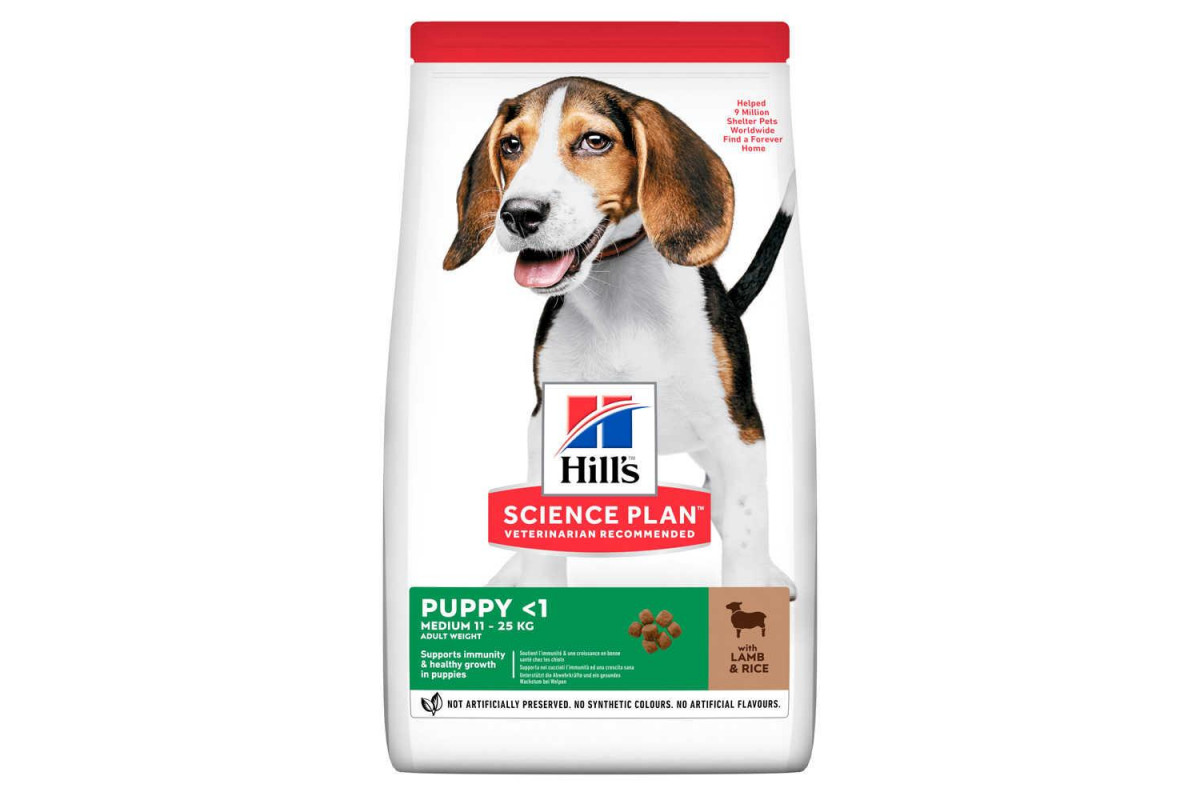 

Сухой корм Hill's Science Plan Puppy Medium Breed Lamb Rice 14 кг