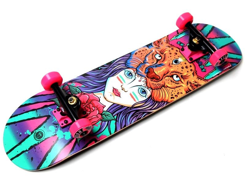 

Скейтборд деревянный Fish Skateboard Girl