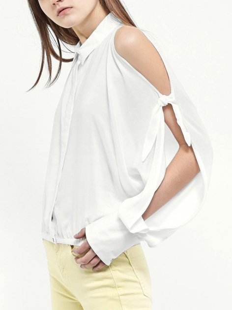 

Блузка Stradivarius 02074170004 M Белая