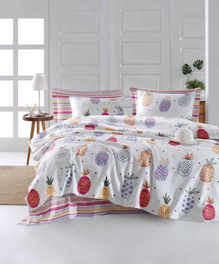 

Покрывало-пике Lotus Home Perfect Pottik Белое 160х235 (svt-2000022271387)