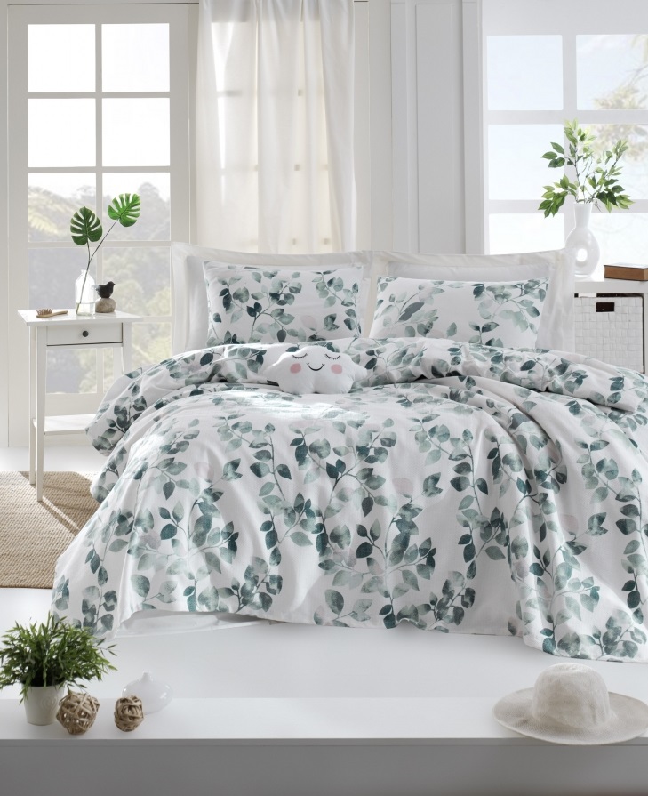 

Покрывало-пике Lotus Home Perfect Sabine Зеленое 200х235 (svt-2000022271233)