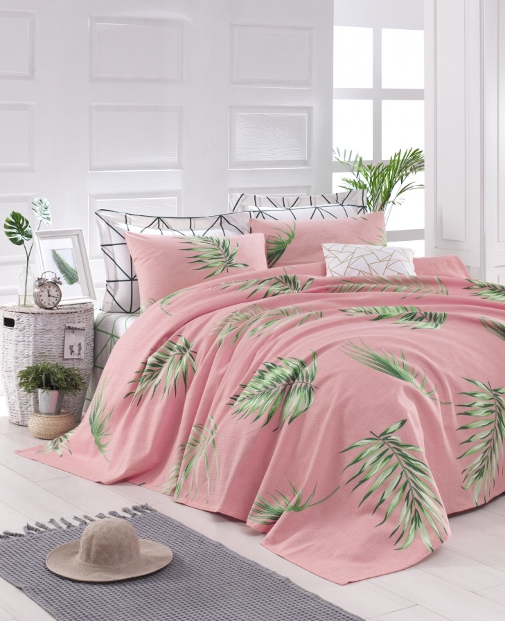 

Покрывало-пике Lotus Home Perfect Vitta Розовое 160х235 (svt-2000022271288)