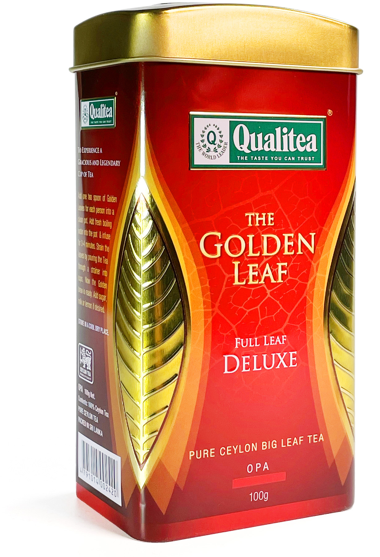 Чай черный Qualitea Цейлон Sunset Крупнолистовой 100 г (4791014002420 ...