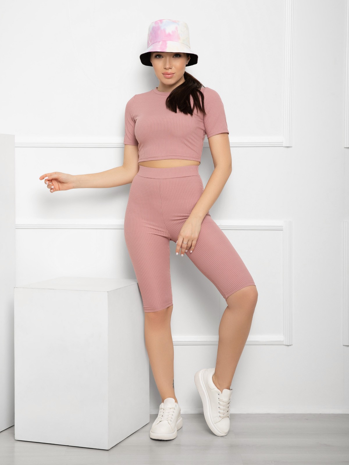 

Костюм ISSA PLUS 12598  Розовый, Костюм ISSA PLUS 12598 XL Розовый
